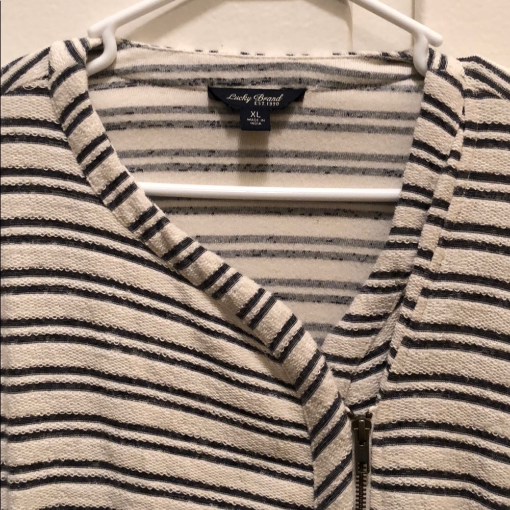 Lucky Brand Striped Jacket - Picture 6 of 8